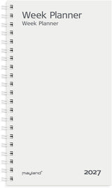 Week planner 2027 uge refill Mayland højformat 9,5 x 16,8 cm