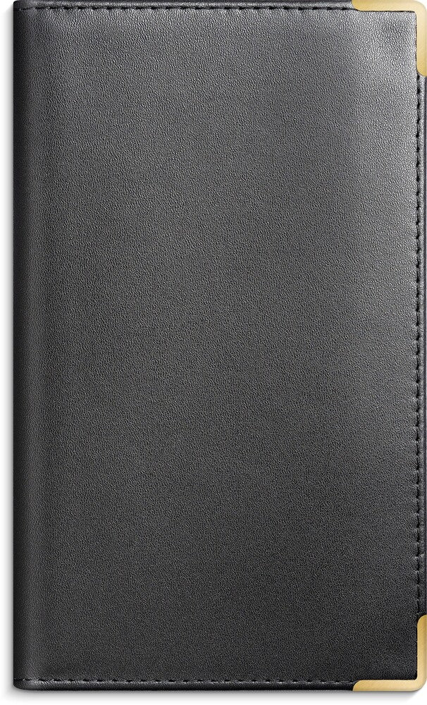 Index planner 2027 måned skind sort Mayland 9 x 17 cm