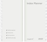 Index planner 2027 refill m/tlf register Mayland 9 x 17 cm