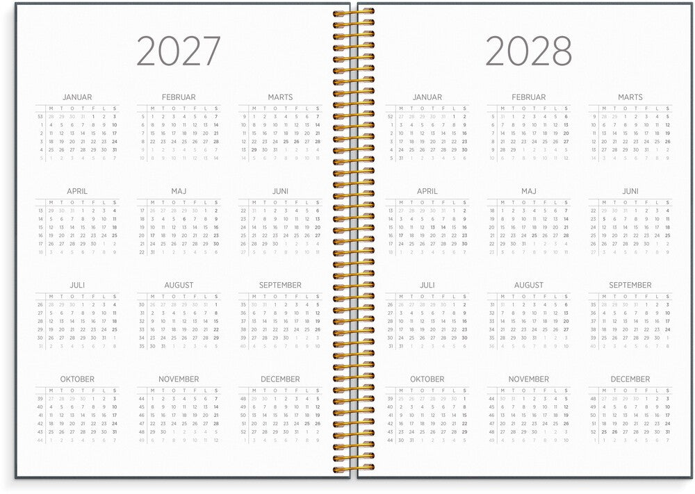 Organizer & notes 2027 A5 uge Mayland 14,8 x 21 cm