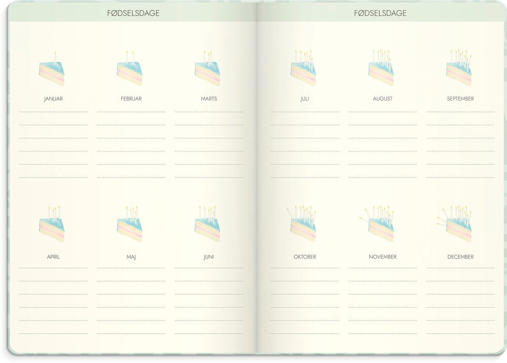 Life planner 2027 dream & do tekstil Mayland 16,3 x 22,9 cm