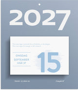 Afrivningskalender 2027 humør Mayland 10 x 7 cm blokformat