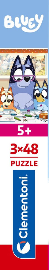Puslespil Bluey 3x48 brikker