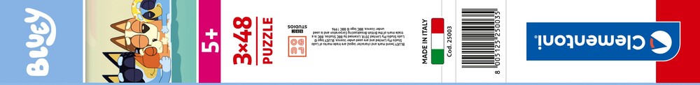 Puslespil Bluey 3x48 brikker