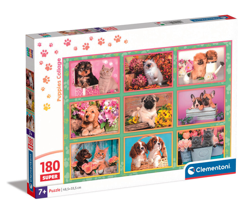 Puslespil Super Noli Puppies 180 brikker