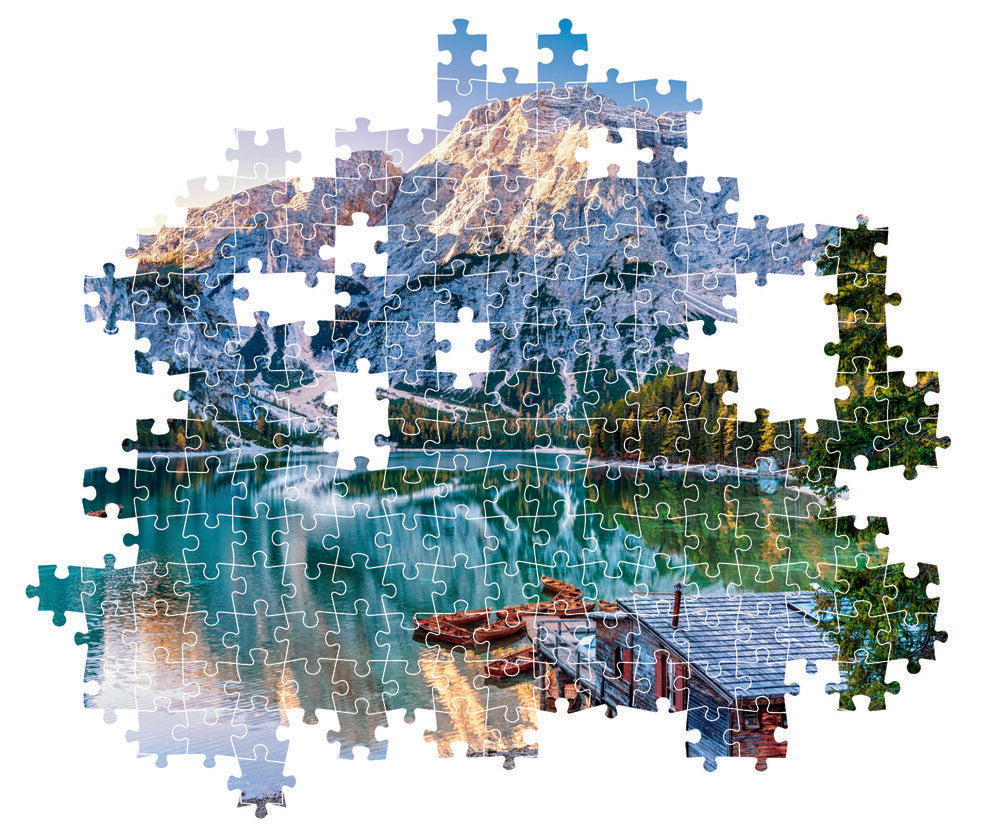 Puslespil Emerald Lake Braies 1000 brikker