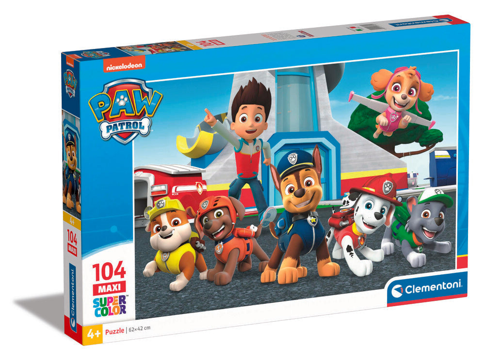 Puslespil Paw Patrol 104 brikker