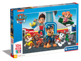 Puslespil Paw Patrol 104 brikker
