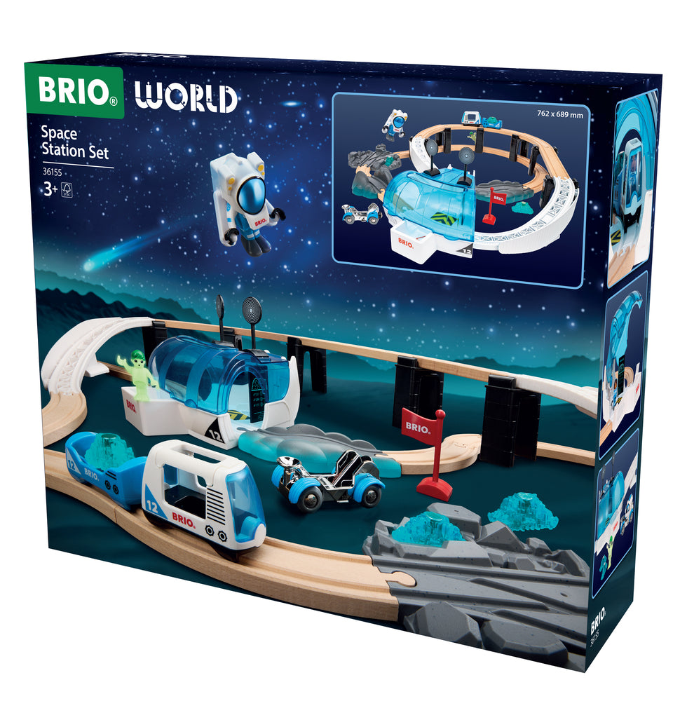 BRIO 36155 Togbane-sæt Rumstation
