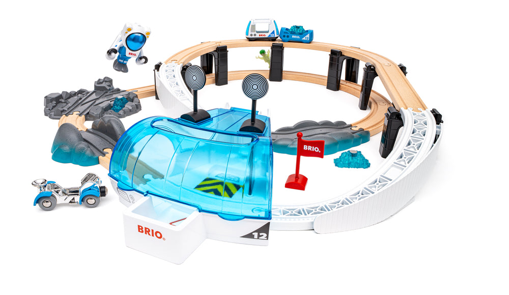 BRIO 36155 Togbane-sæt Rumstation