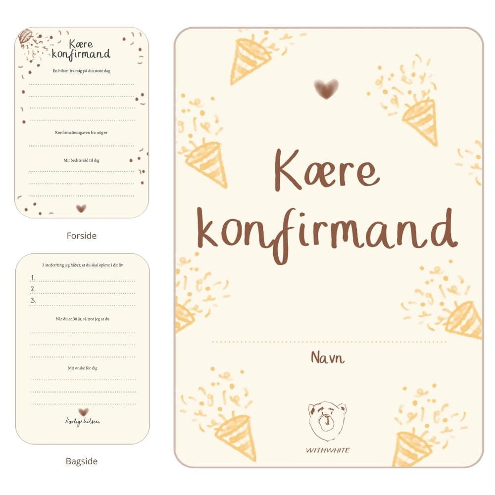 Kære konfirmand - hilsner fra gæsterne