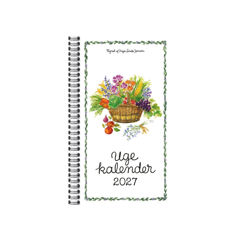 UGEKALENDER 9,5X17 CM 2027