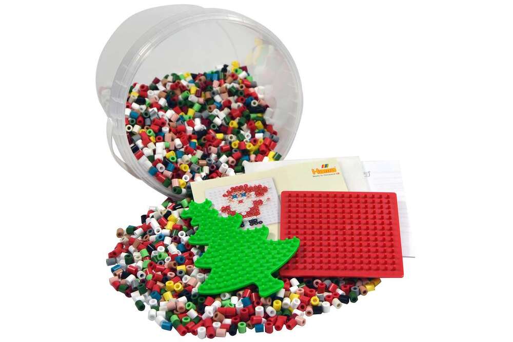 Hama midi perler jul 4000 stk og 2 stiftplader
