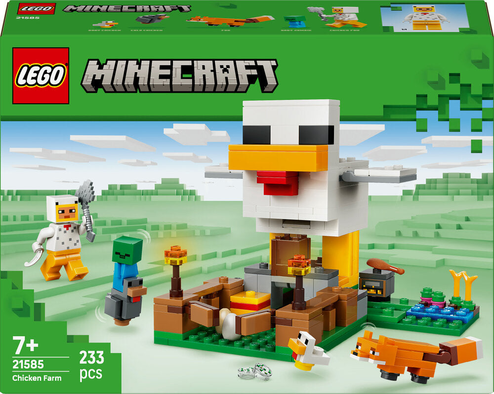 D3 21585 LEGO Minecraft Hønsefarm