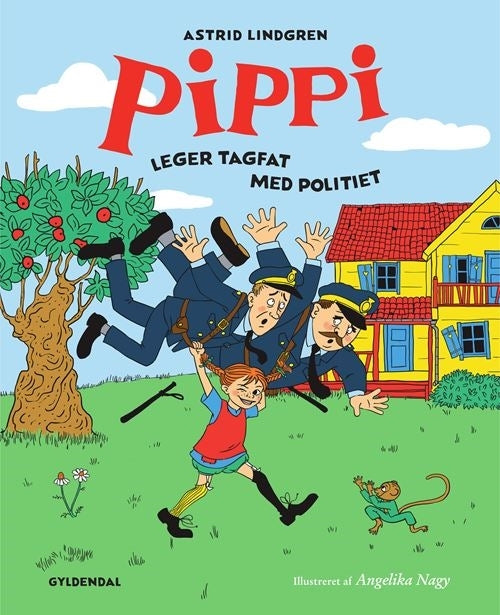 Pippi leger tagfat med politiet
