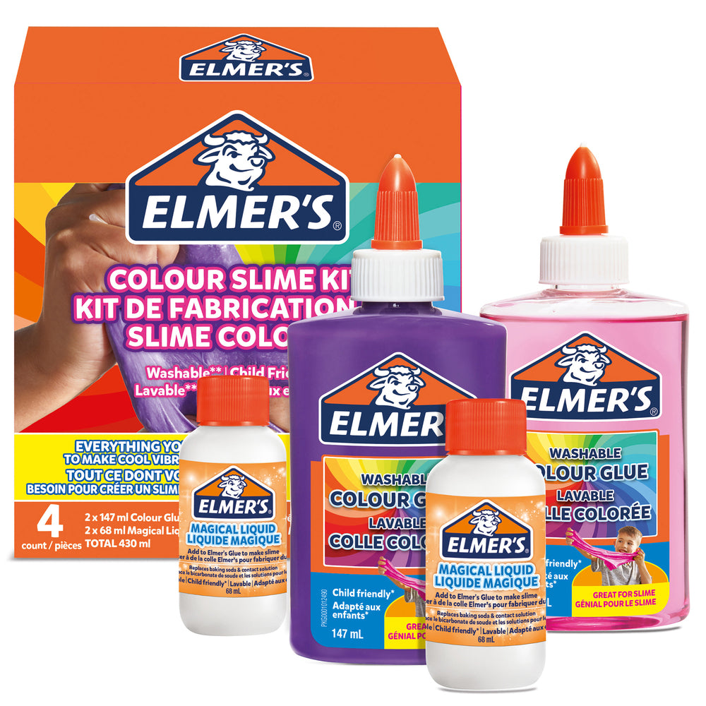 D2 Elmers opaque color slime kit