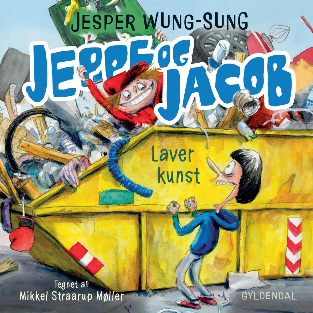 Jeppe og Jacob laver kunst
