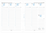 Refill Filofax A4 2027 Uge/Opslag Flersproget Hvid