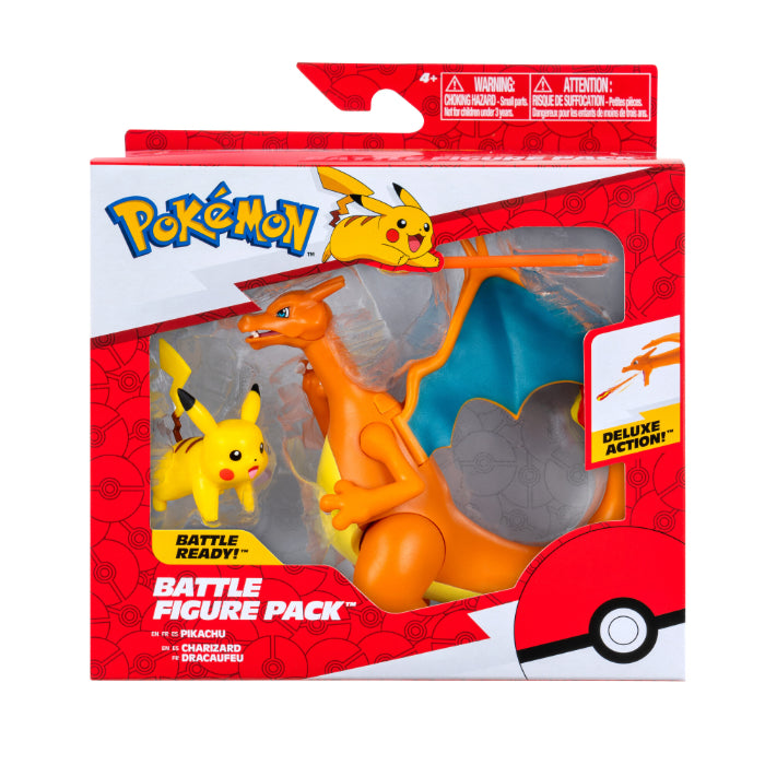 Pokemon figur Charizard and Pikachu 2-pak