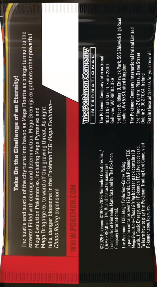Release 22/5 Pokemon mega evolution 4 booster