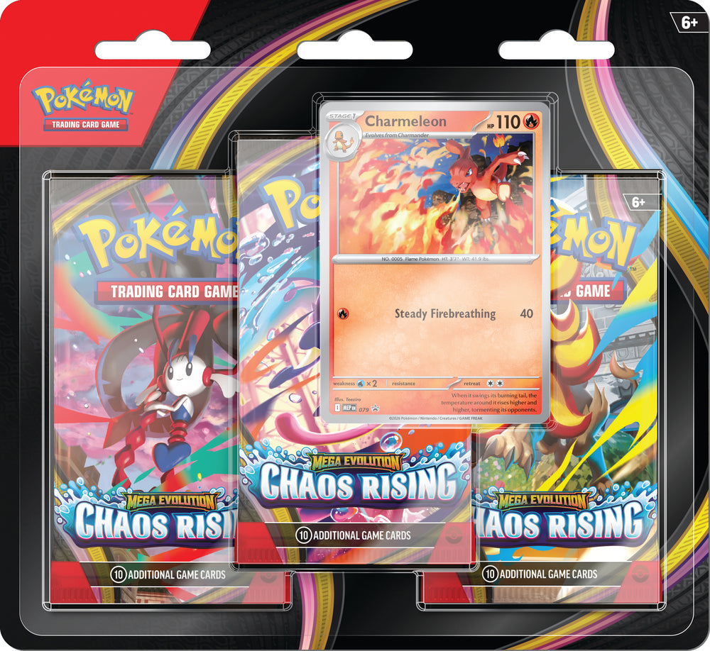 Release 22/5 Pokemon Mega Evolution 4 Blister 3-pak ass