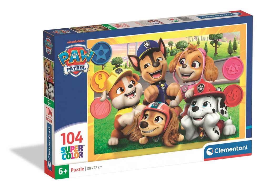 Puslespil CLEMENTONI Paw Patrol 104 brikker