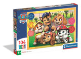 Puslespil CLEMENTONI Paw Patrol 104 brikker