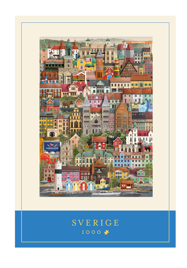 Sverige 1000 brikker