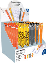 Viskepen Display Eberhard Faber Animal Erase It 36Pcs.