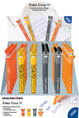Viskepen Display Eberhard Faber Animal Erase It 36Pcs.