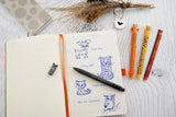 Viskepen Eberhard Faber Gel Roller Animal Erase It! Owl