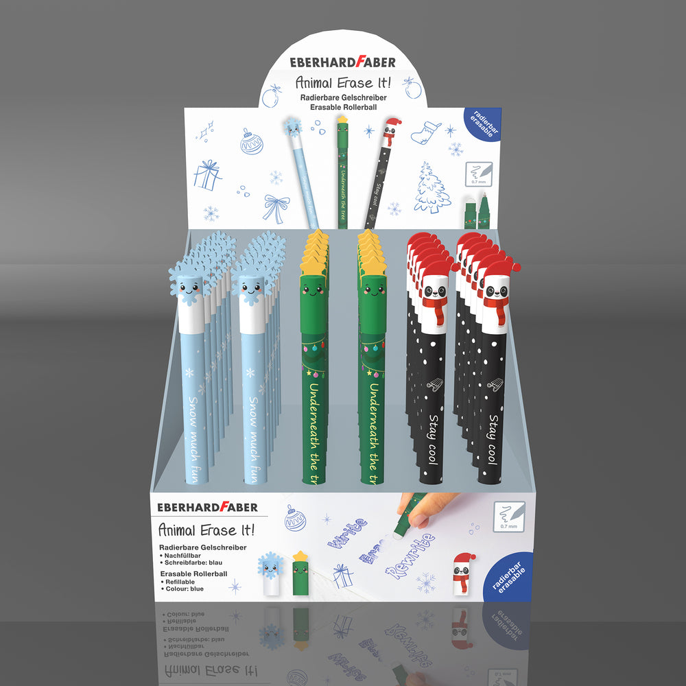Viskepen Display Eberhard Faber Winter Edition 36 Stk.