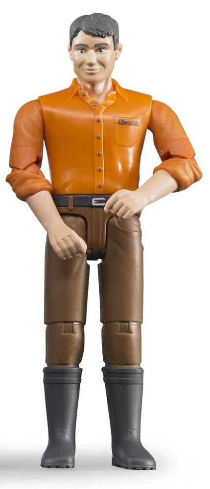Figur Bruder med brune jeans