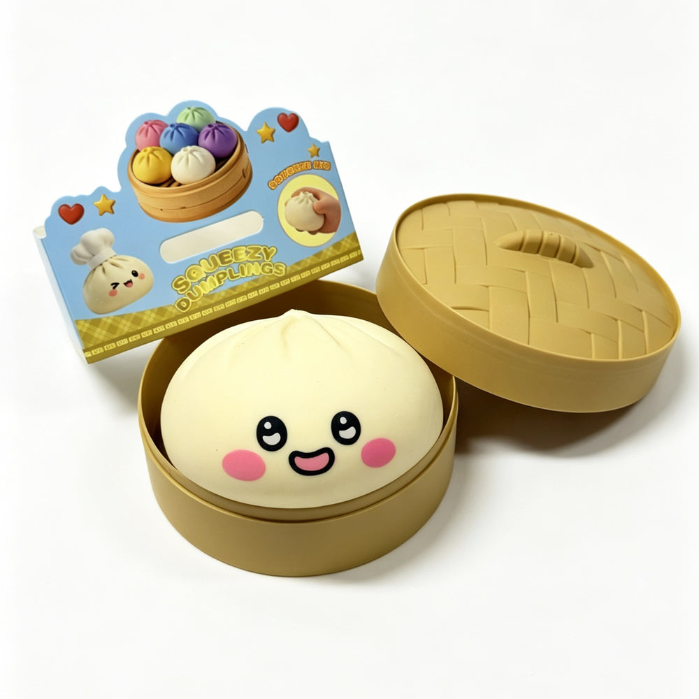 Squishy dumpling pink/tyrkis/gul ass