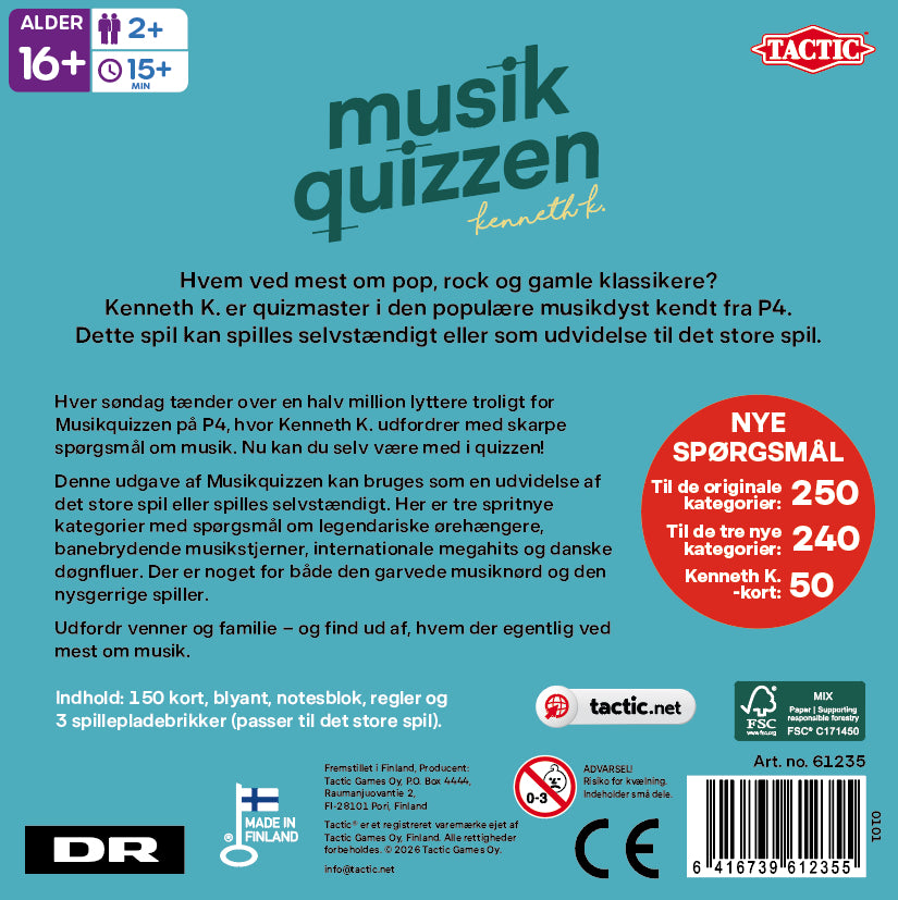 Musikquizzen udvidelse