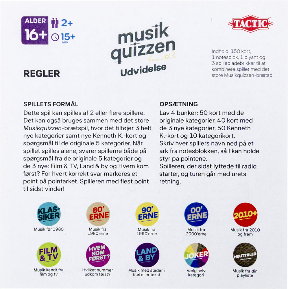 Musikquizzen udvidelse
