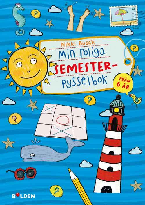 Min roliga semester-pysselbok från 6 år