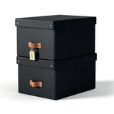 Opbevaringsboks Leitz Puro antracit medium 17L 2 stk.