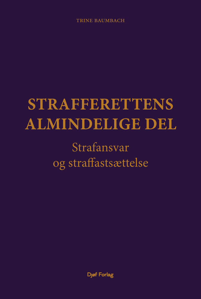 Strafferettens almindelige del