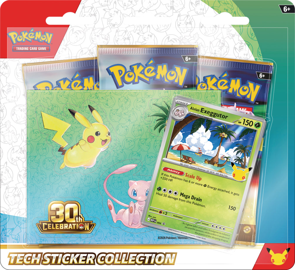 Release 16-09-2026 Pokemon Tech Sticker Coll 30th
