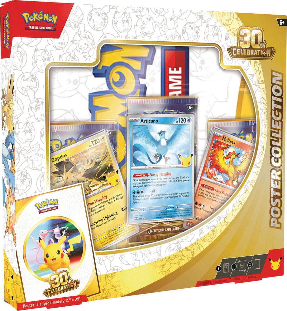 Release 16-09-2026 Pokemon Poster Coll 30th