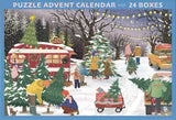 Julekalender Christmas Tree & Snowflakes 1000 brikker