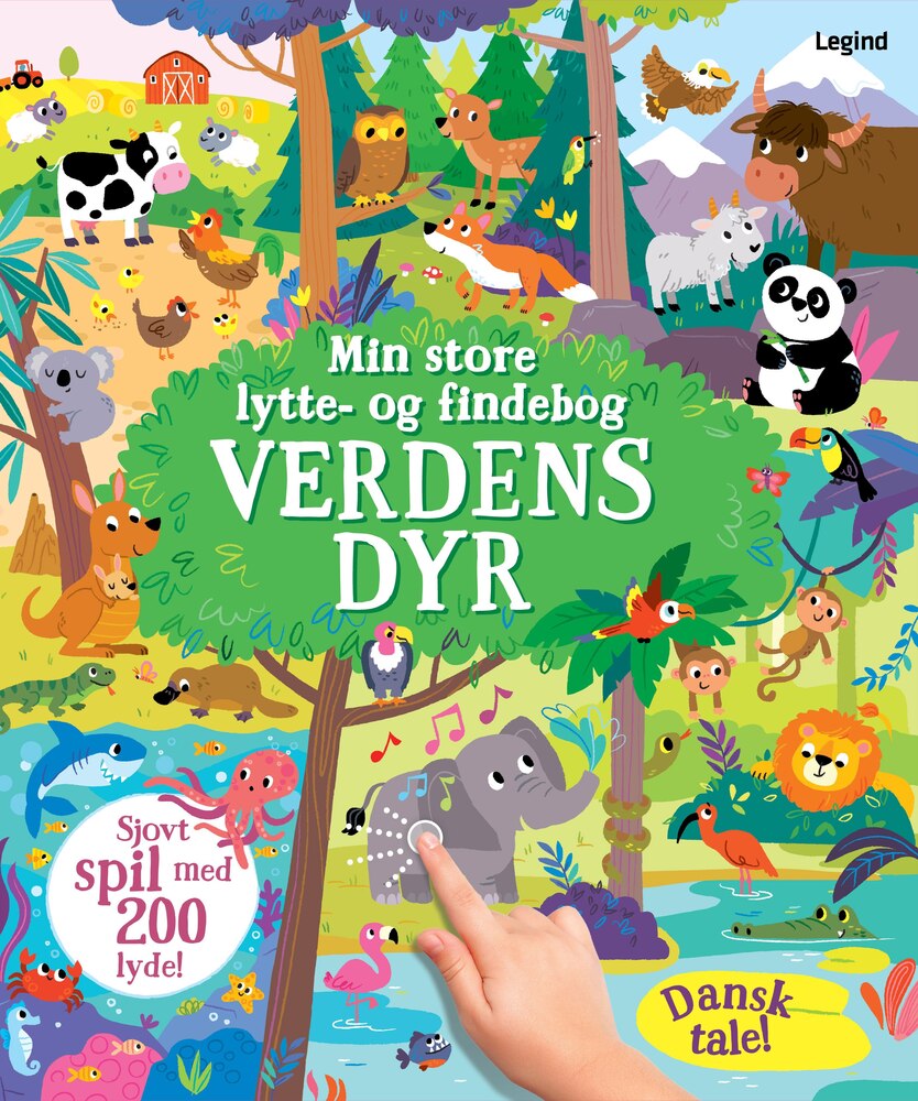 D1 Min store lytte- og findebog: Verdens dyr