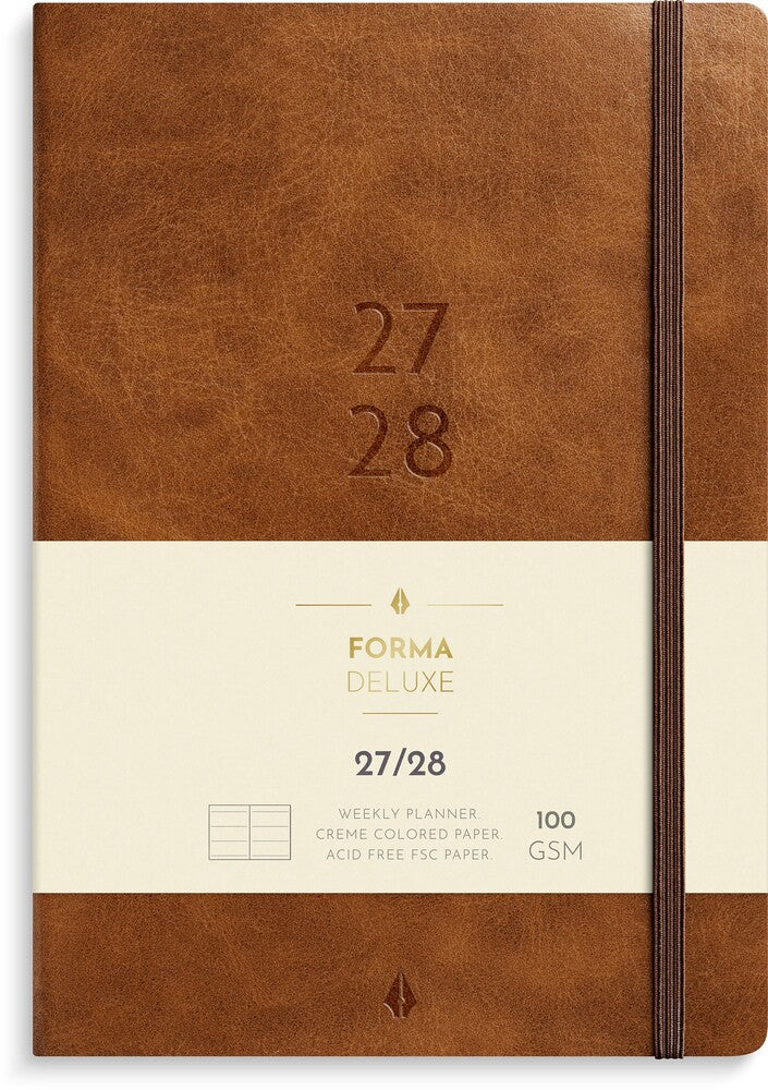 Mayland Studiekalender 27/28 A5 Forma Uge Brun Kunstskind