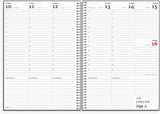 Mayland Lærerkalender 27/28 A5 Uge Højformat Matsort Karton