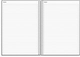 Mayland Lærerkalender 27/28 A5 Uge Højformat Matsort Karton