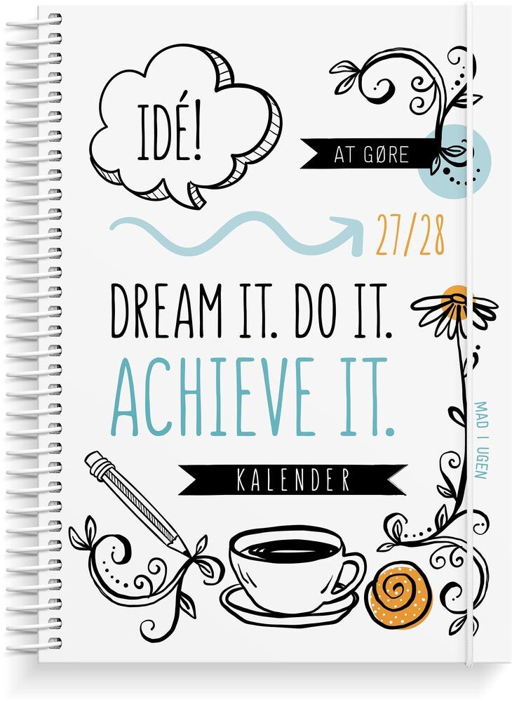 Mayland Studiekalender 27/28 A5 Uge Doodle I