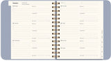 Burde Life Planner 27/28 Blue Uge Tværformat