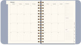 Burde Life Planner 27/28 Blue Uge Tværformat