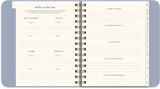 Burde Life Planner 27/28 Blue Uge Tværformat
